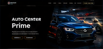 Conceito de site para oficina criado com IA