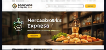 Conceito de e-commerce para mercado criado com IA